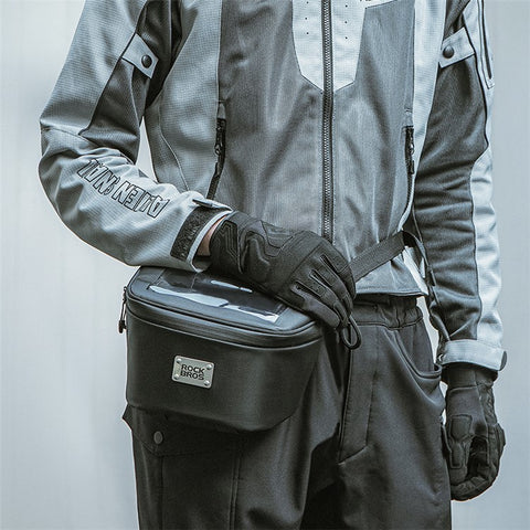 ROCKBROS B113 Scooter Waterproof Touch Screen Front Bag Mobile Phone Bag Electric Motorcycle Hanging Bag