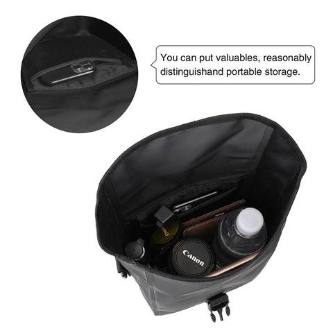 RHINOWALK F80 3.5L Motorcycle Bag Waterproof Storage Pouch with Shoulder Strap