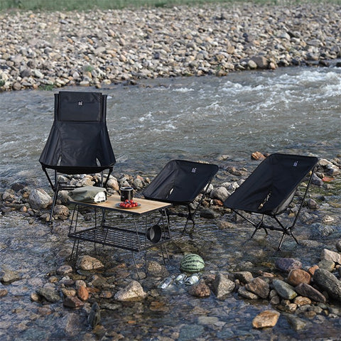 SHINETRIP A428 Low Back Camping Backpacking Chair Ultra-light Portable Folding Chair for Beach Picnic