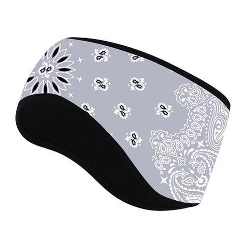 Outdoor Winter Earmuff Headband Faux Cashmere Forehead Protection Cycling Running Warm Hair Band