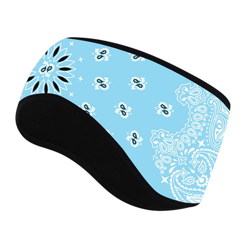 Outdoor Winter Earmuff Headband Faux Cashmere Forehead Protection Cycling Running Warm Hair Band