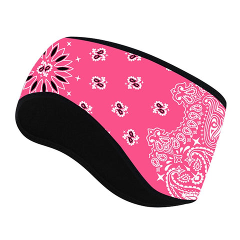 Outdoor Winter Earmuff Headband Faux Cashmere Forehead Protection Cycling Running Warm Hair Band