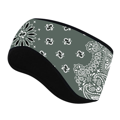 Outdoor Winter Earmuff Headband Faux Cashmere Forehead Protection Cycling Running Warm Hair Band