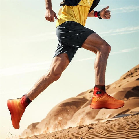 GOLOVEJOY XWZ13 Outdoor Hiking Sand Proof Shoe Cover Protective Gaiters with Back Zipper