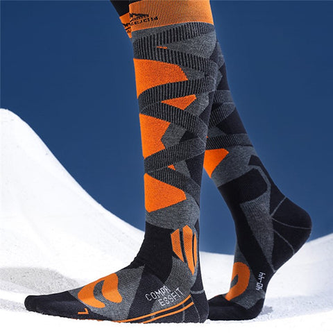 GOLOVEJOY DWZ05 1 Pair Sport Compression Socks Winter Warm High Tube Ski Calf Socks