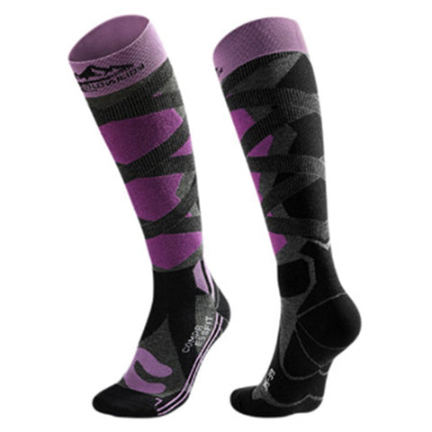 GOLOVEJOY DWZ05 1 Pair Sport Compression Socks Winter Warm High Tube Ski Calf Socks