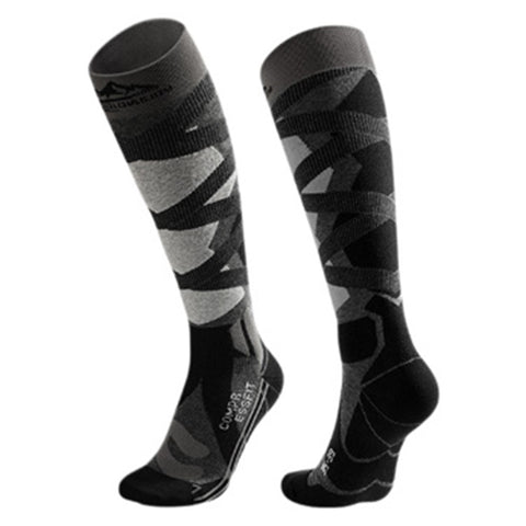 GOLOVEJOY DWZ05 1 Pair Sport Compression Socks Winter Warm High Tube Ski Calf Socks