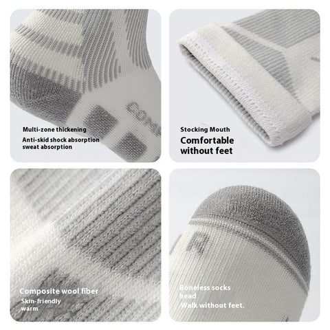 GOLOVEJOY DRWZ07 For Children Autumn Winter Sports Socks High Tube Compression Ski Socks