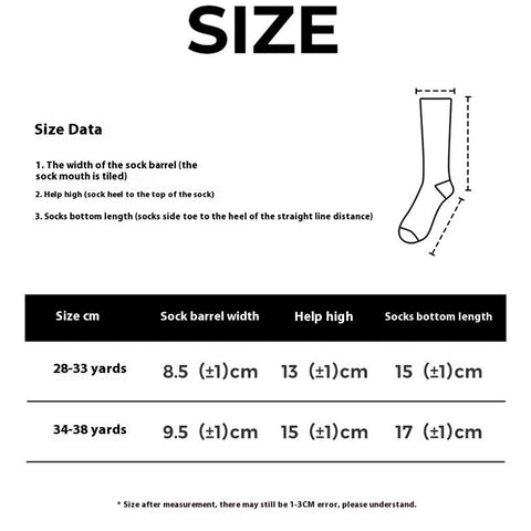 GOLOVEJOY DRWZ07 For Children Autumn Winter Sports Socks High Tube Compression Ski Socks