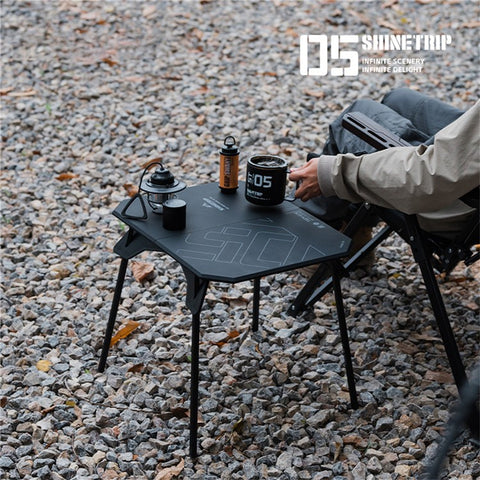 SHINETRIP A512 Outdoor Camping Folding Table Multipurpose Two Heights Portable Desk