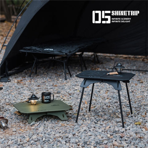 SHINETRIP A512 Outdoor Camping Folding Table Multipurpose Two Heights Portable Desk
