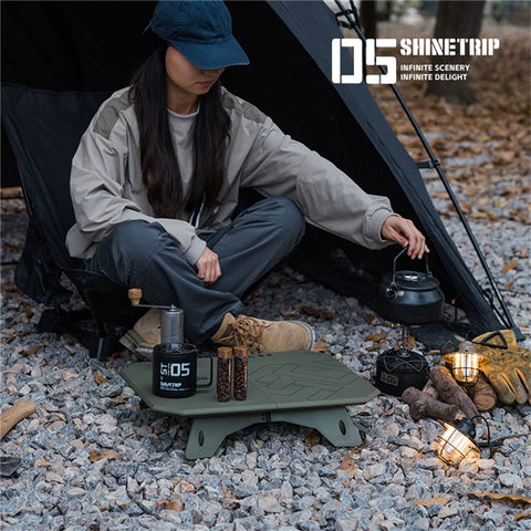 SHINETRIP A512 Outdoor Camping Folding Table Multipurpose Two Heights Portable Desk
