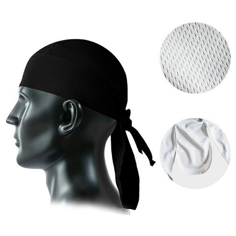 Summer Cycling Cap Helmet Liner Mesh Bandana Sports Hat Breathable Quick Dry Headwear for Outdoor