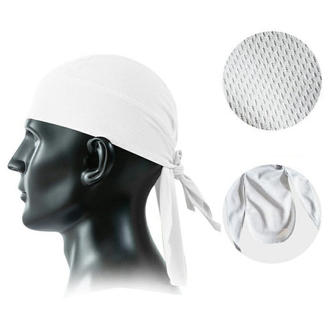Summer Cycling Cap Helmet Liner Mesh Bandana Sports Hat Breathable Quick Dry Headwear for Outdoor