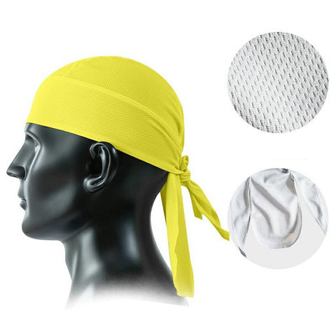 Summer Cycling Cap Helmet Liner Mesh Bandana Sports Hat Breathable Quick Dry Headwear for Outdoor