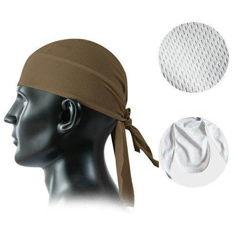 Summer Cycling Cap Helmet Liner Mesh Bandana Sports Hat Breathable Quick Dry Headwear for Outdoor