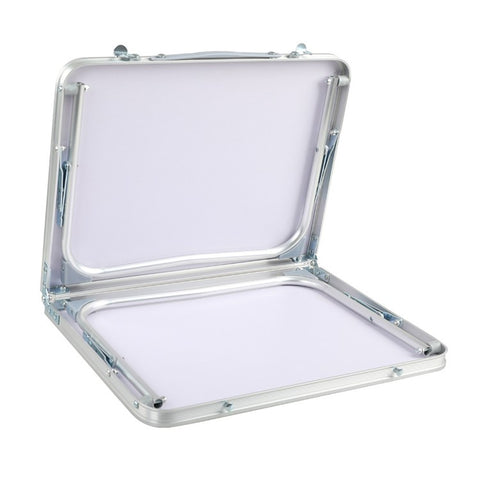 AOTU AT6771 Outdoor Camping Picnic Portable Folding Table MDF Board + Aluminum Alloy Small Table