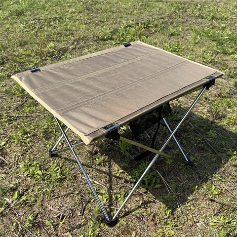 HALIN Portable Folding Camping Table Oxford Cloth Aluminum Alloy Bracket Desk for Garden Picnic BBQ