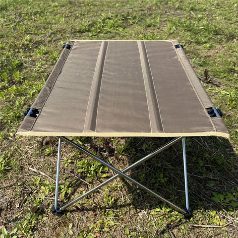 HALIN Portable Folding Camping Table Oxford Cloth Aluminum Alloy Bracket Desk for Garden Picnic BBQ