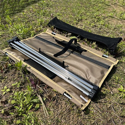 HALIN Portable Folding Camping Table Oxford Cloth Aluminum Alloy Bracket Desk for Garden Picnic BBQ