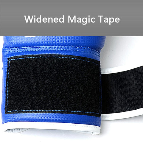 AIBEIJIAN 12oz Adult PU Mitts for Muay Thai MMA Wave Pattern Boxing Gloves