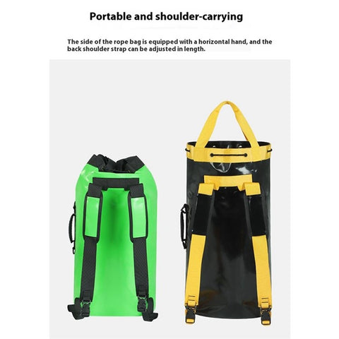 XINDA XD-BAG21 30L Rock Climbing Rope Storage Bag Water Draining Hole Design Hiking Backpack