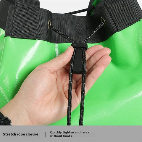XINDA XD-BAG21 55L PVC Climbing Rope Bag Outdoor Rock Climbing Caving Rope Organizer Drainable Backpack