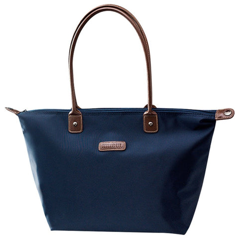 HINDUL Shoulder Tote Bag for Women, Nylon Top-Handle Zipper Travel Shoulder Bag, Size: 32*29*19cm