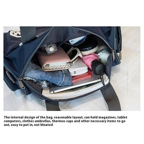 HINDUL Travel Duffel Bag Weekender Overnight Carry On Bag with Shoulder Strap, Size: 30*16*38cm