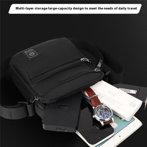 WEPOWER 3023 Men Sport Casual Messenger Bag Nylon Small Crossbody Bag