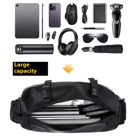 WEIXIER D503 Stylish Men Large Capacity Single Shoulder Crossbody Bag