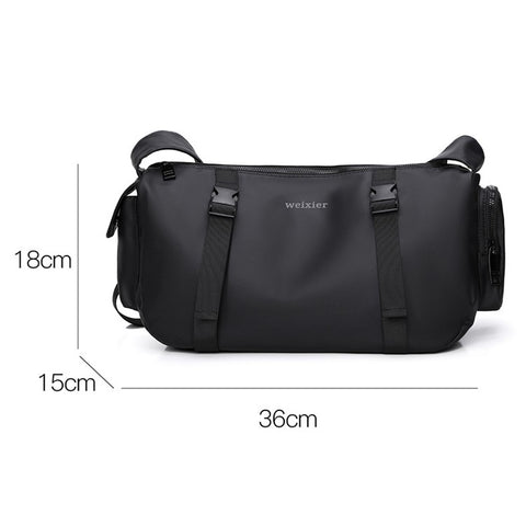 WEIXIER D503 Stylish Men Large Capacity Single Shoulder Crossbody Bag
