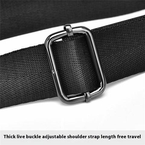 WEIXIER D408 Men Square Messenger Bag PU Leather Mini Crossbody Bag with Wrist Strap
