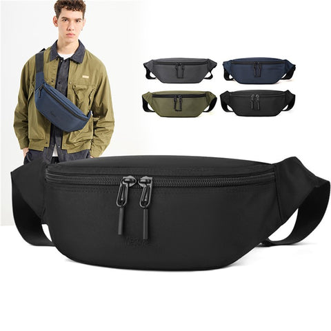 WEPOWER 860 Casual Men Women Chest Bag Waist Pack Nylon Crossbody Bag