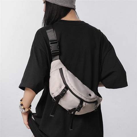 WEPOWER 860 Casual Men Women Chest Bag Waist Pack Nylon Crossbody Bag