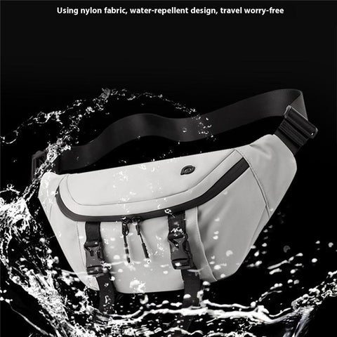 WEPOWER 860 Casual Men Women Chest Bag Waist Pack Nylon Crossbody Bag