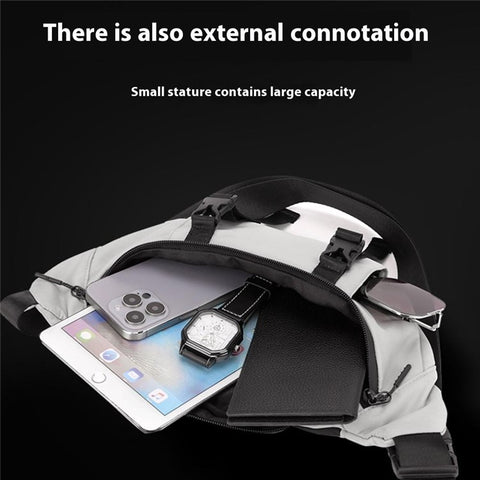 WEPOWER 860 Casual Men Women Chest Bag Waist Pack Nylon Crossbody Bag