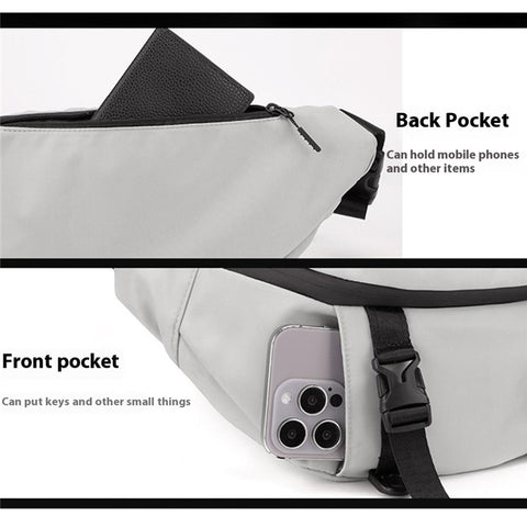 WEPOWER 860 Casual Men Women Chest Bag Waist Pack Nylon Crossbody Bag