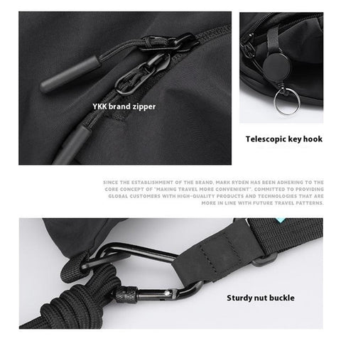 MARK RYDEN MR520 Crossbody Bag Waterproof Oxford Fabric Men Chest Bag for Daily / Travel