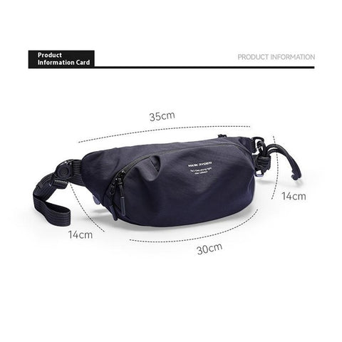 MARK RYDEN MR520 Crossbody Bag Waterproof Oxford Fabric Men Chest Bag for Daily / Travel