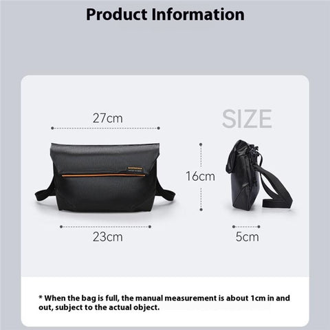 MARK RYDEN MR468 Crossbody Shoulder Bag Oxford Fabric Pack with 76-143cm Adjustable Shoulder Strap