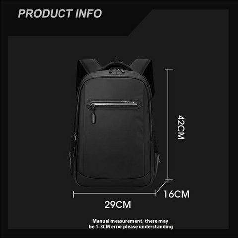 WEPOWER Men Student Travel Casual Backpack Nylon Large Capacity Laptop Storage Daypack