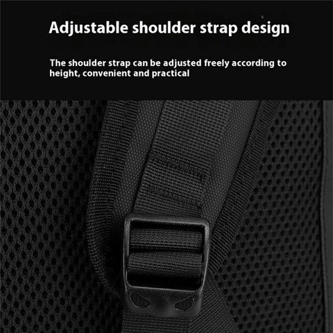 WEPOWER Men Student Travel Casual Backpack Nylon Large Capacity Laptop Storage Daypack