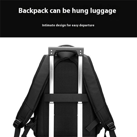 WEPOWER Men Student Travel Casual Backpack Nylon Large Capacity Laptop Storage Daypack