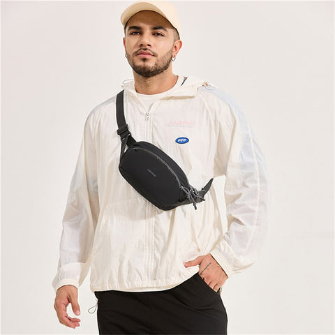 WEPOWER 2203 Waterproof Nylon Multi-Function Chest Bag Men Crossbody Waist Pack