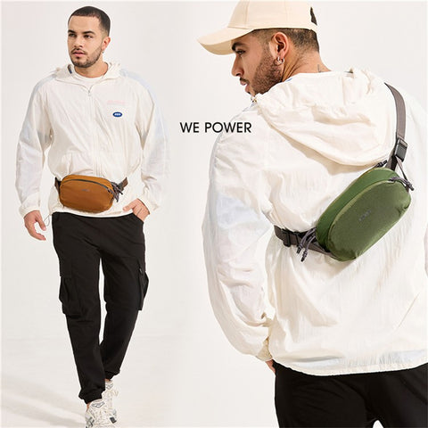 WEPOWER 2203 Waterproof Nylon Multi-Function Chest Bag Men Crossbody Waist Pack