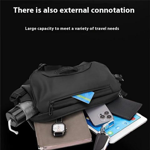 WEPOWER 1100-65 Men Sports Cycling Chest Bag Outdoor Casual Travel Nylon Crossbody Bag