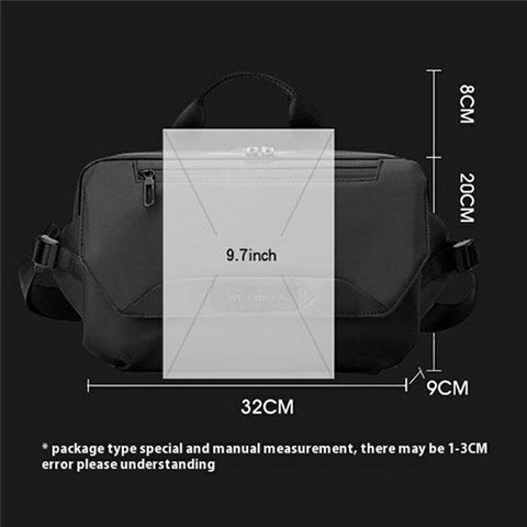 WEPOWER 1100-65 Men Sports Cycling Chest Bag Outdoor Casual Travel Nylon Crossbody Bag
