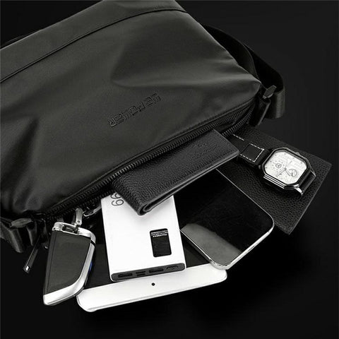 WEPOWER 7679 Men Crossbody Bag Lightweight Nylon Large Capacity Casual Messenger Bag