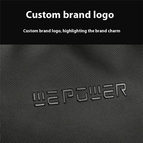 WEPOWER 7679 Men Crossbody Bag Lightweight Nylon Large Capacity Casual Messenger Bag